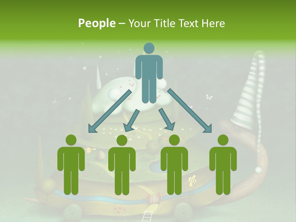 Movement Drawing Hat PowerPoint Template