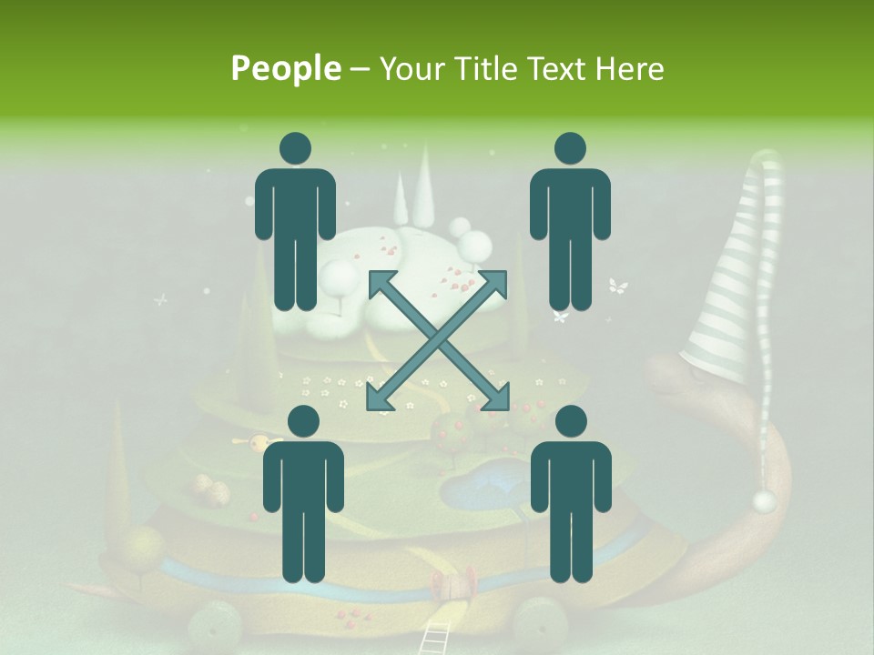 Movement Drawing Hat PowerPoint Template