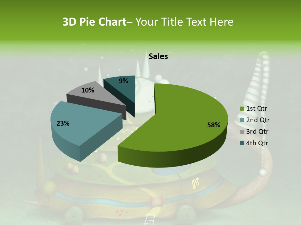 Movement Drawing Hat PowerPoint Template