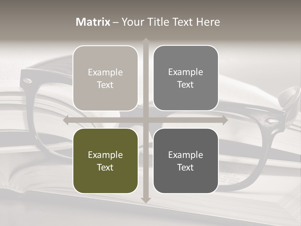 Legend Exams Bookworm PowerPoint Template