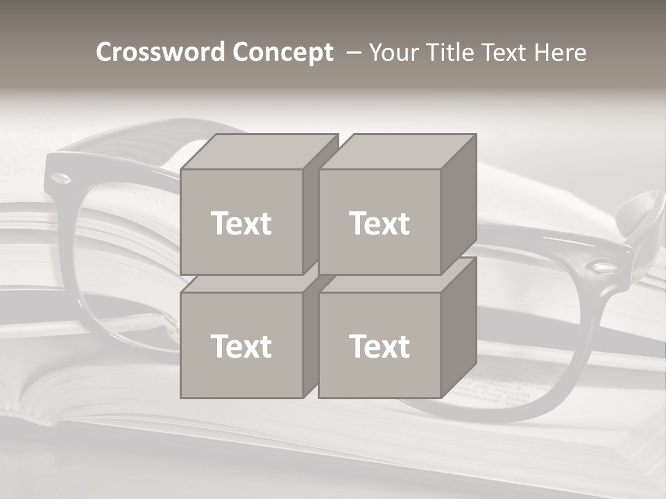 Legend Exams Bookworm PowerPoint Template