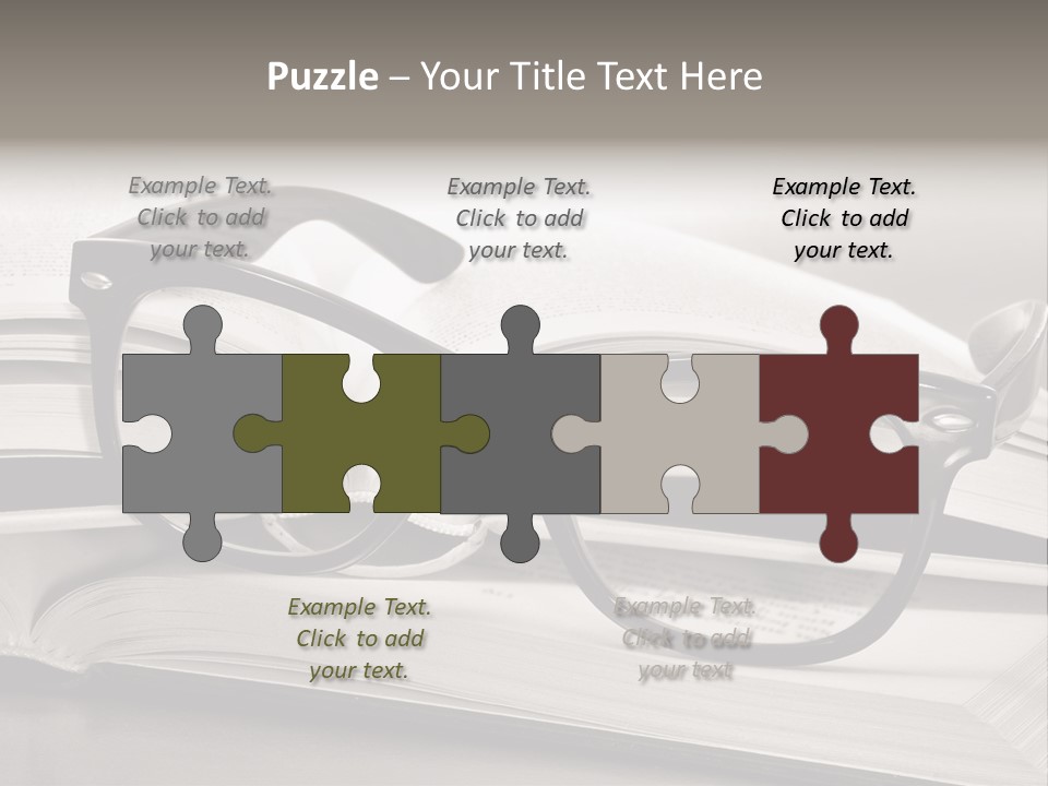 Legend Exams Bookworm PowerPoint Template