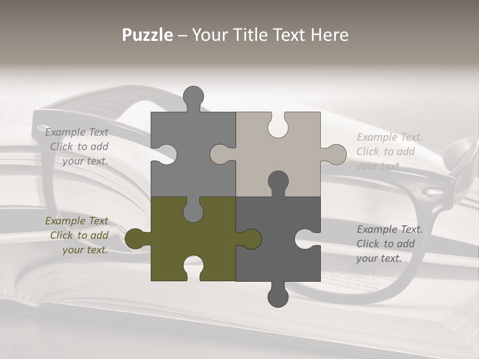 Legend Exams Bookworm PowerPoint Template