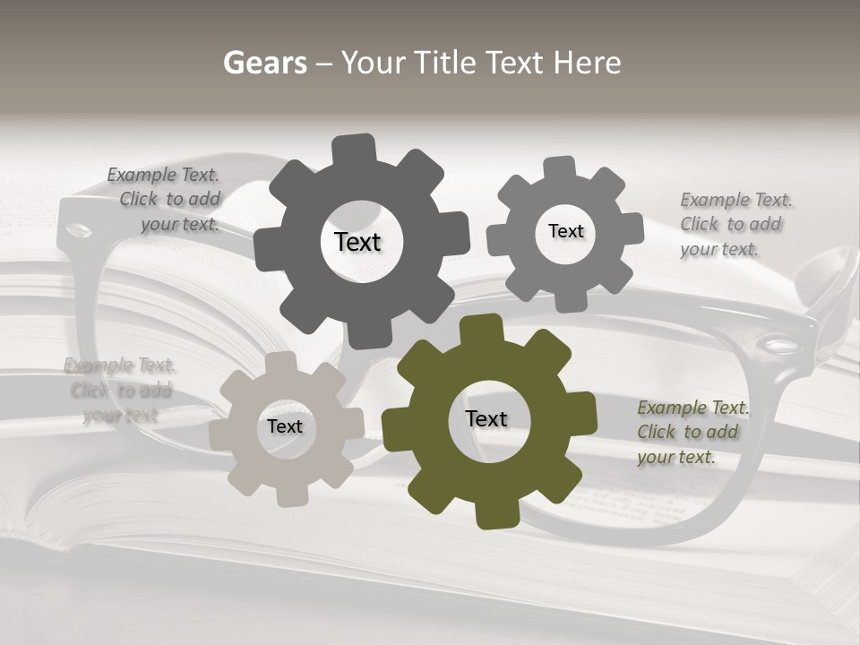 Legend Exams Bookworm PowerPoint Template