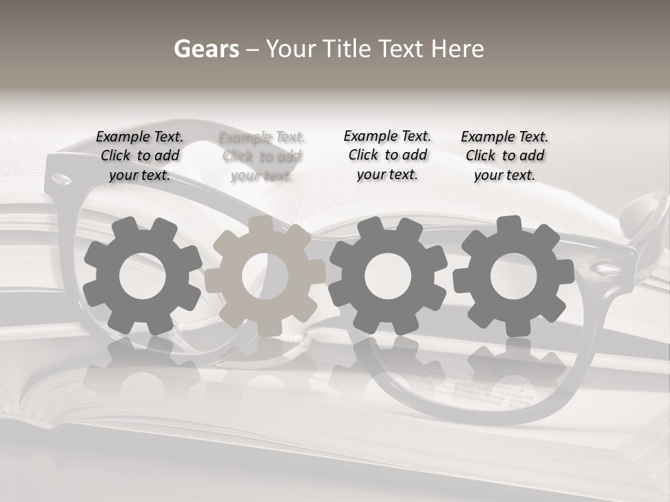 Legend Exams Bookworm PowerPoint Template