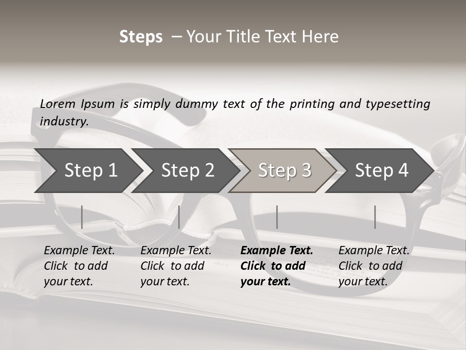 Legend Exams Bookworm PowerPoint Template