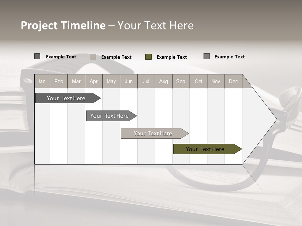 Legend Exams Bookworm PowerPoint Template