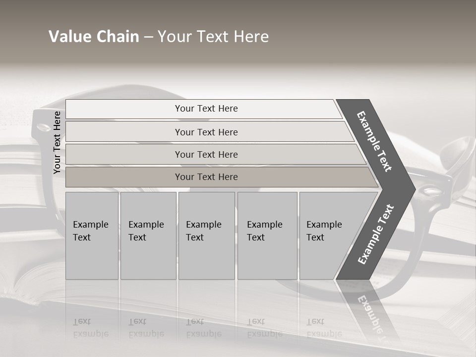 Legend Exams Bookworm PowerPoint Template