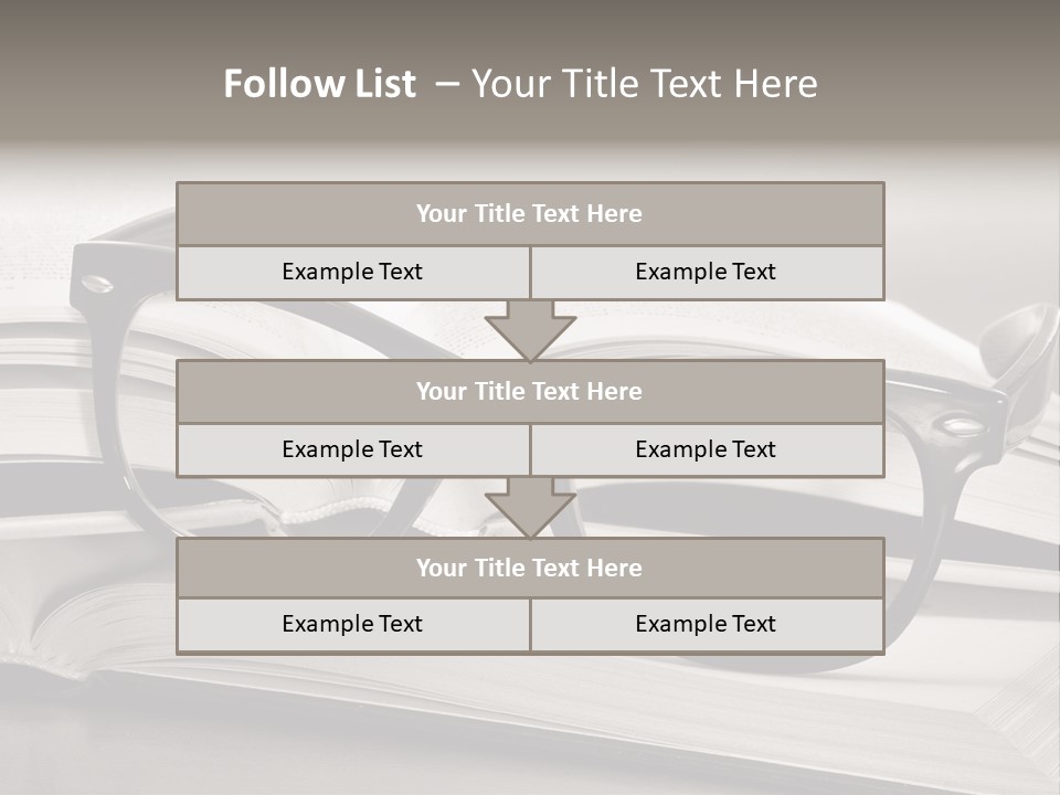 Legend Exams Bookworm PowerPoint Template