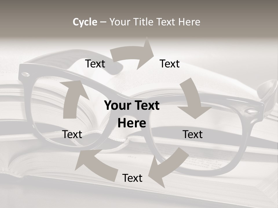 Legend Exams Bookworm PowerPoint Template