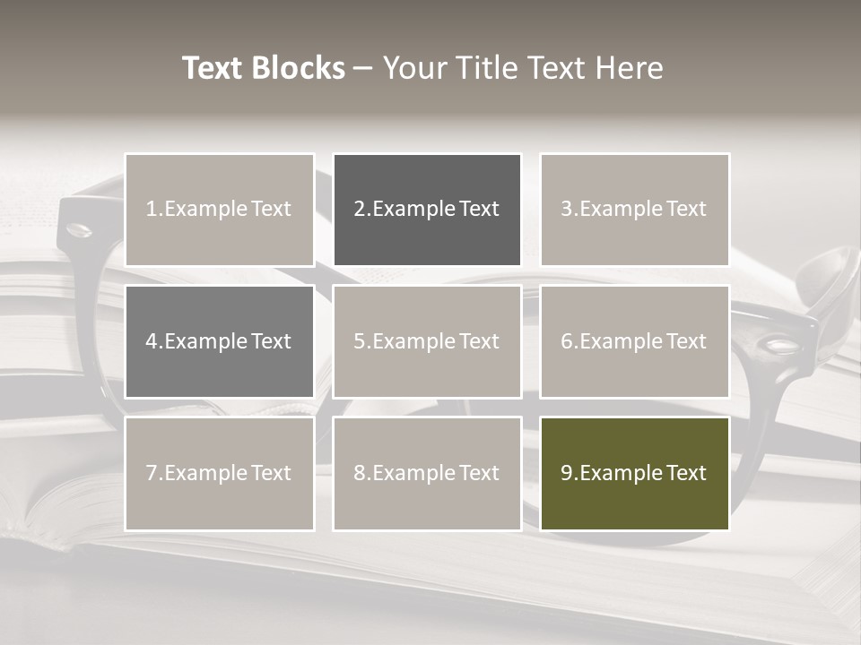 Legend Exams Bookworm PowerPoint Template