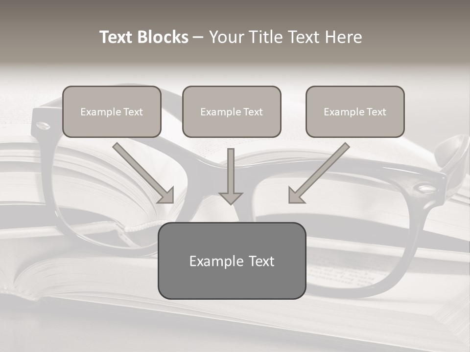 Legend Exams Bookworm PowerPoint Template