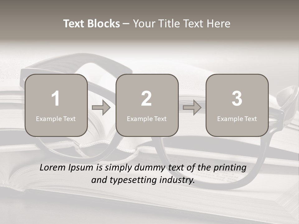 Legend Exams Bookworm PowerPoint Template