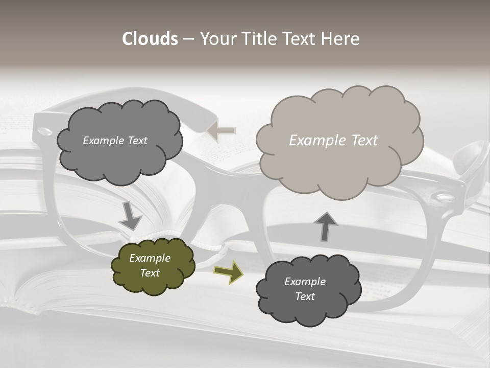 Legend Exams Bookworm PowerPoint Template