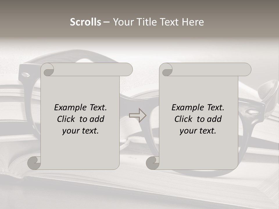 Legend Exams Bookworm PowerPoint Template