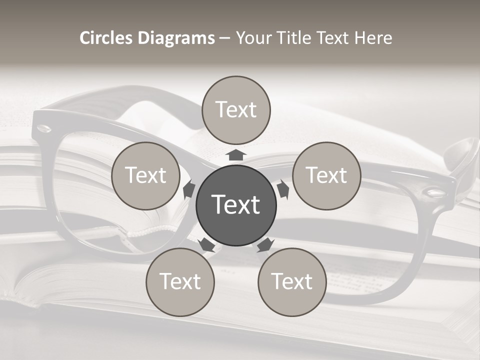 Legend Exams Bookworm PowerPoint Template