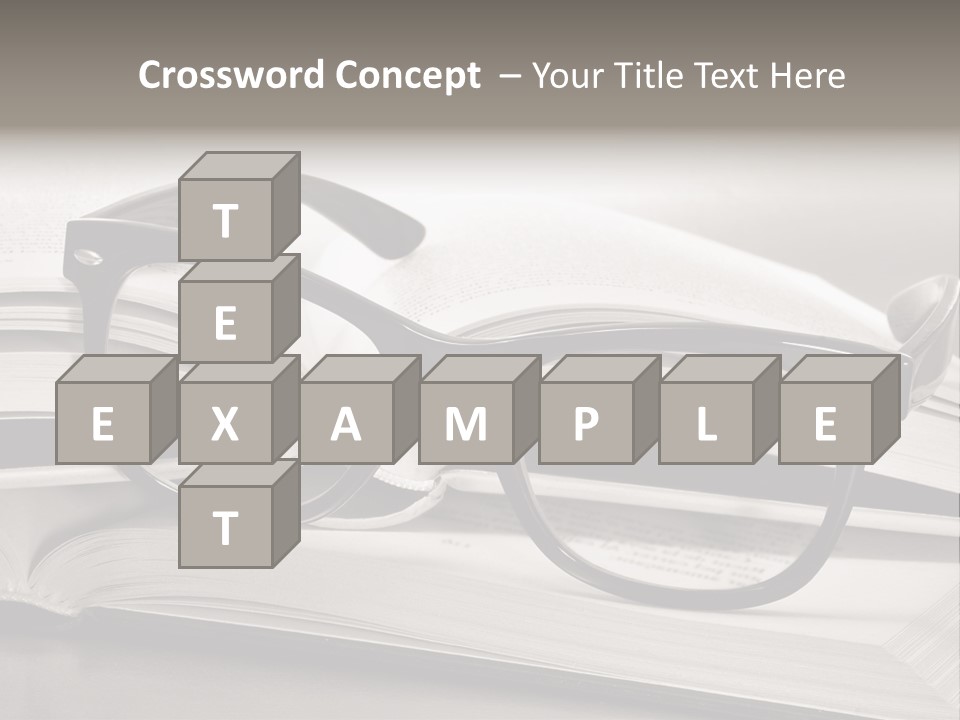 Legend Exams Bookworm PowerPoint Template
