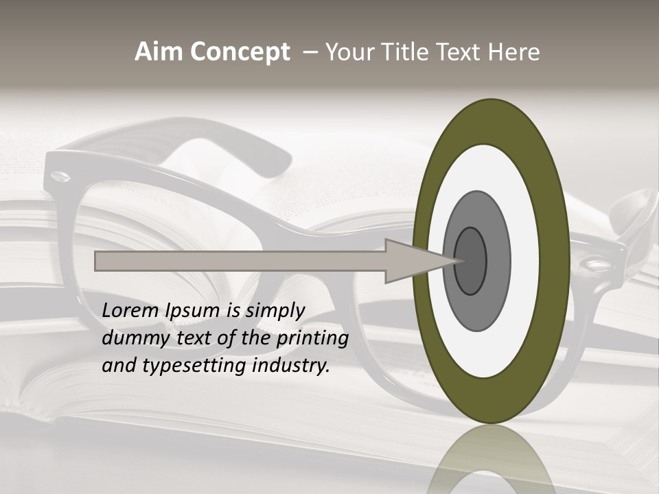 Legend Exams Bookworm PowerPoint Template