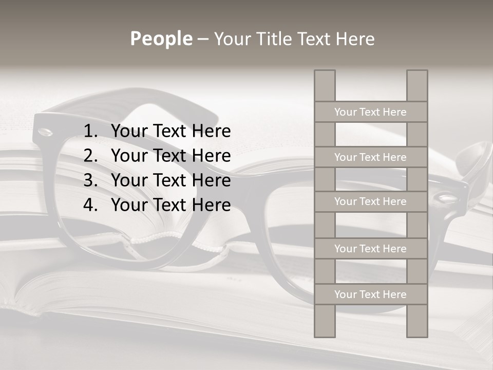 Legend Exams Bookworm PowerPoint Template