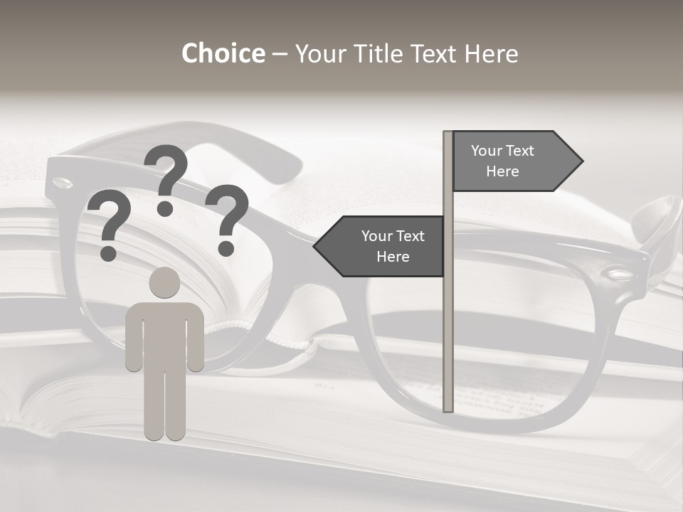 Legend Exams Bookworm PowerPoint Template
