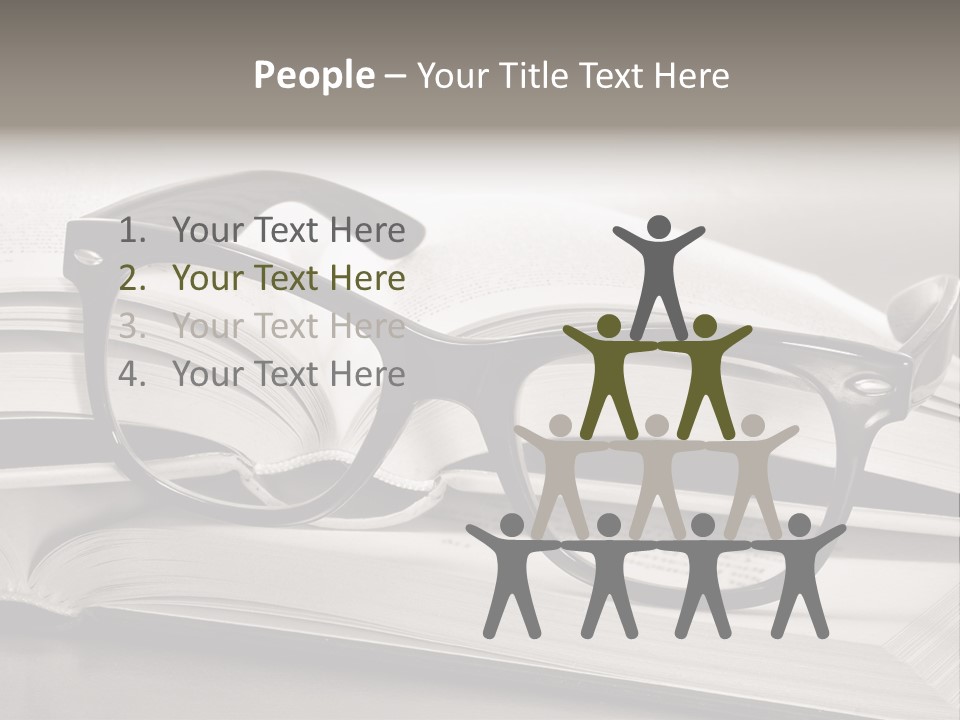 Legend Exams Bookworm PowerPoint Template