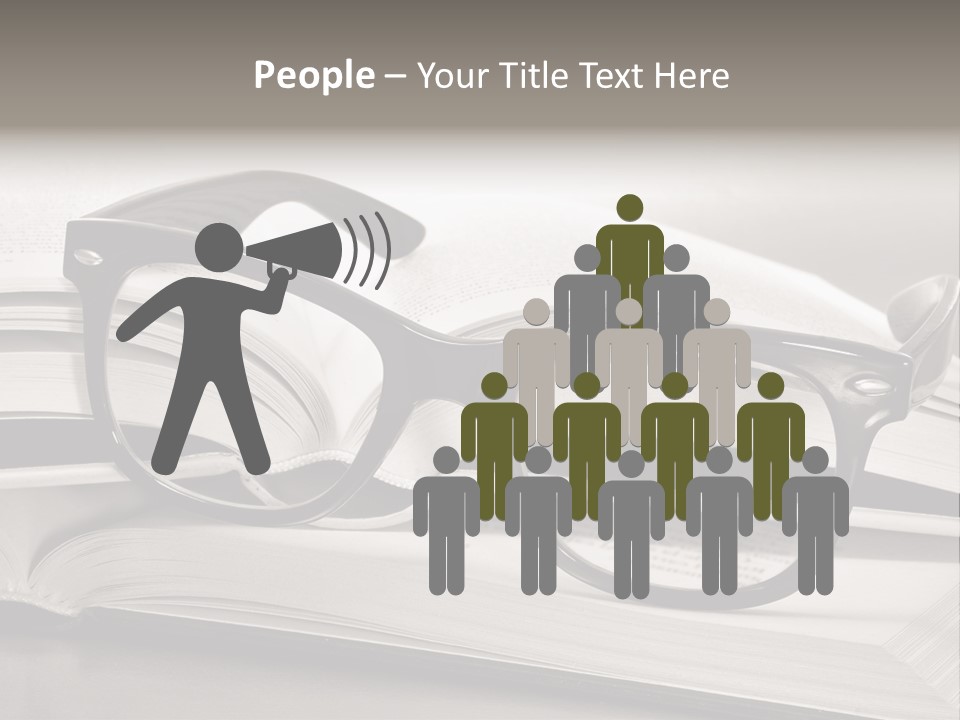 Legend Exams Bookworm PowerPoint Template