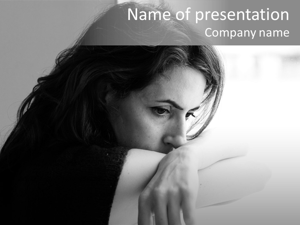 Hands Thinking Concentration PowerPoint Template