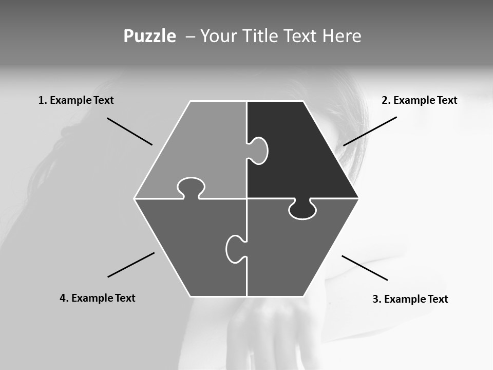 Hands Thinking Concentration PowerPoint Template