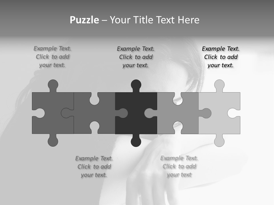 Hands Thinking Concentration PowerPoint Template