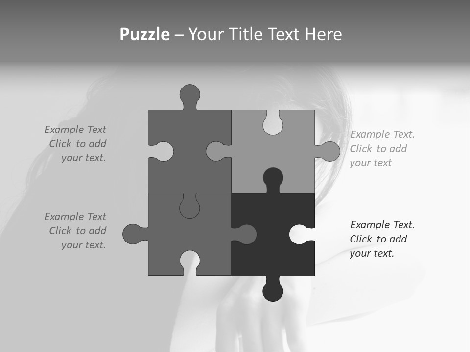 Hands Thinking Concentration PowerPoint Template