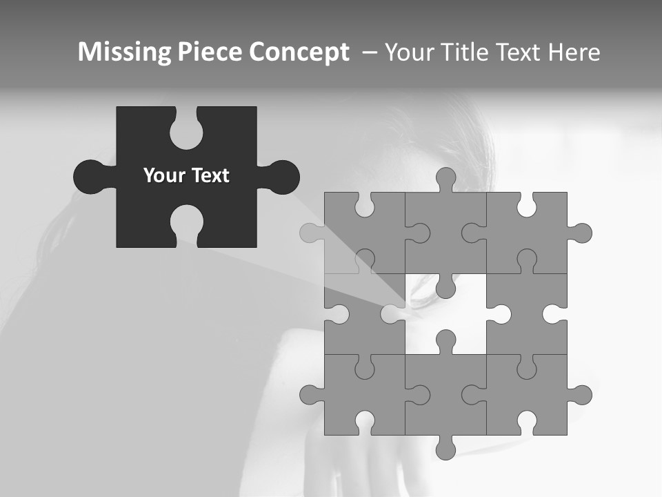 Hands Thinking Concentration PowerPoint Template