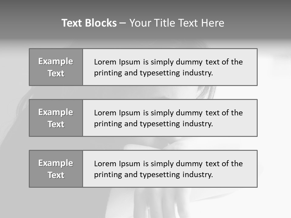 Hands Thinking Concentration PowerPoint Template