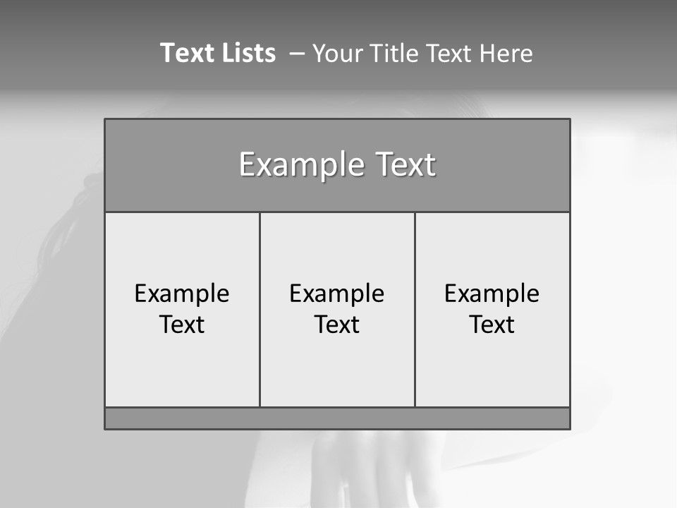 Hands Thinking Concentration PowerPoint Template