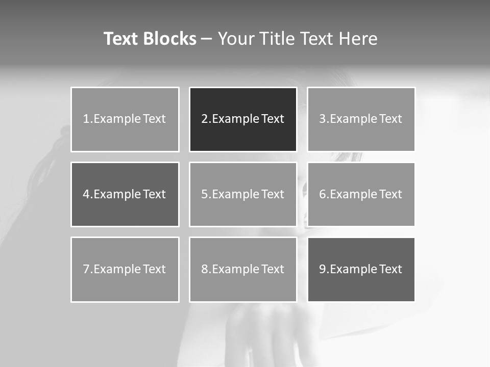 Hands Thinking Concentration PowerPoint Template