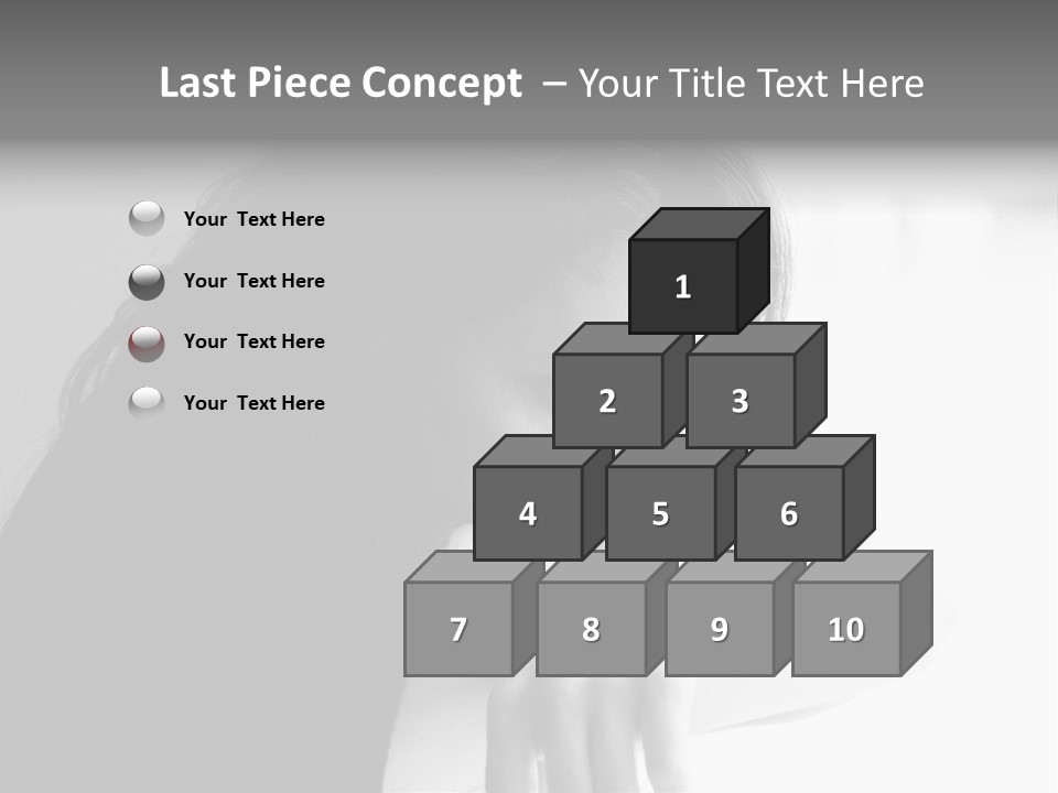Hands Thinking Concentration PowerPoint Template