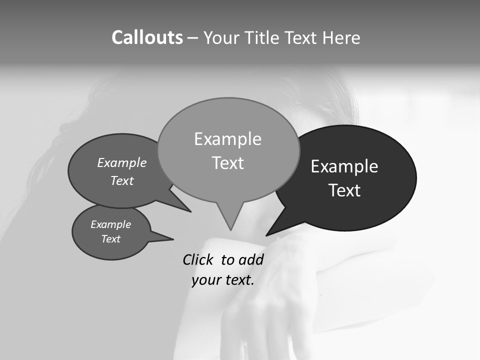 Hands Thinking Concentration PowerPoint Template
