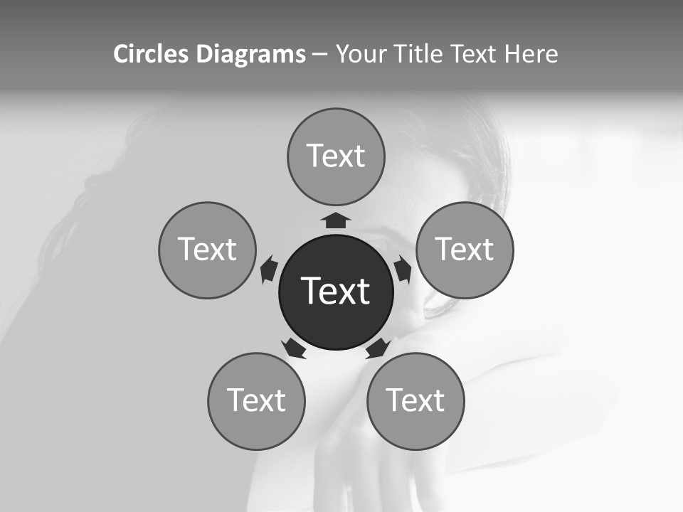 Hands Thinking Concentration PowerPoint Template