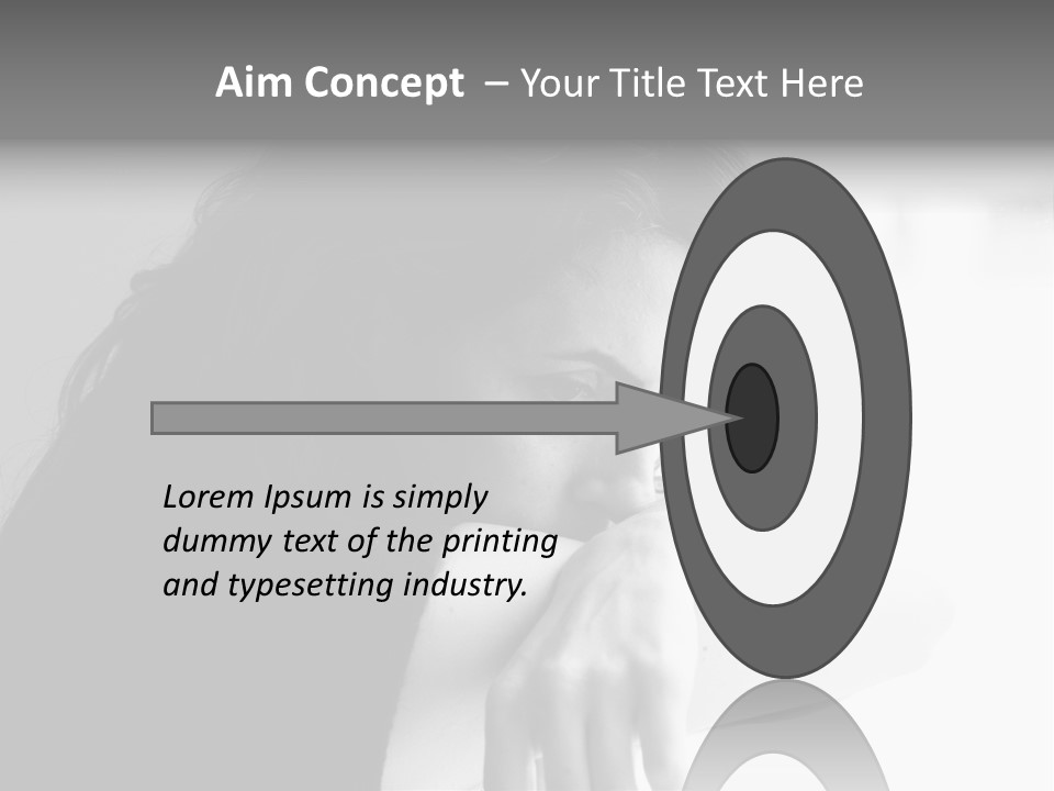 Hands Thinking Concentration PowerPoint Template