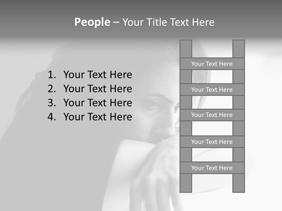Hands Thinking Concentration PowerPoint Template