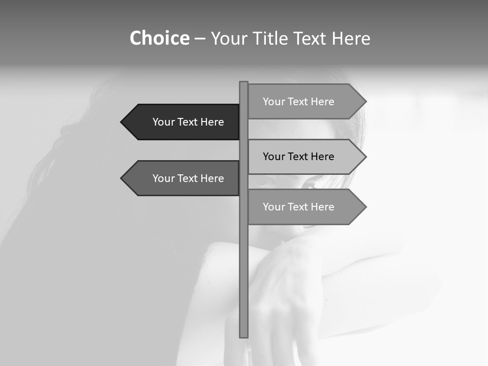 Hands Thinking Concentration PowerPoint Template