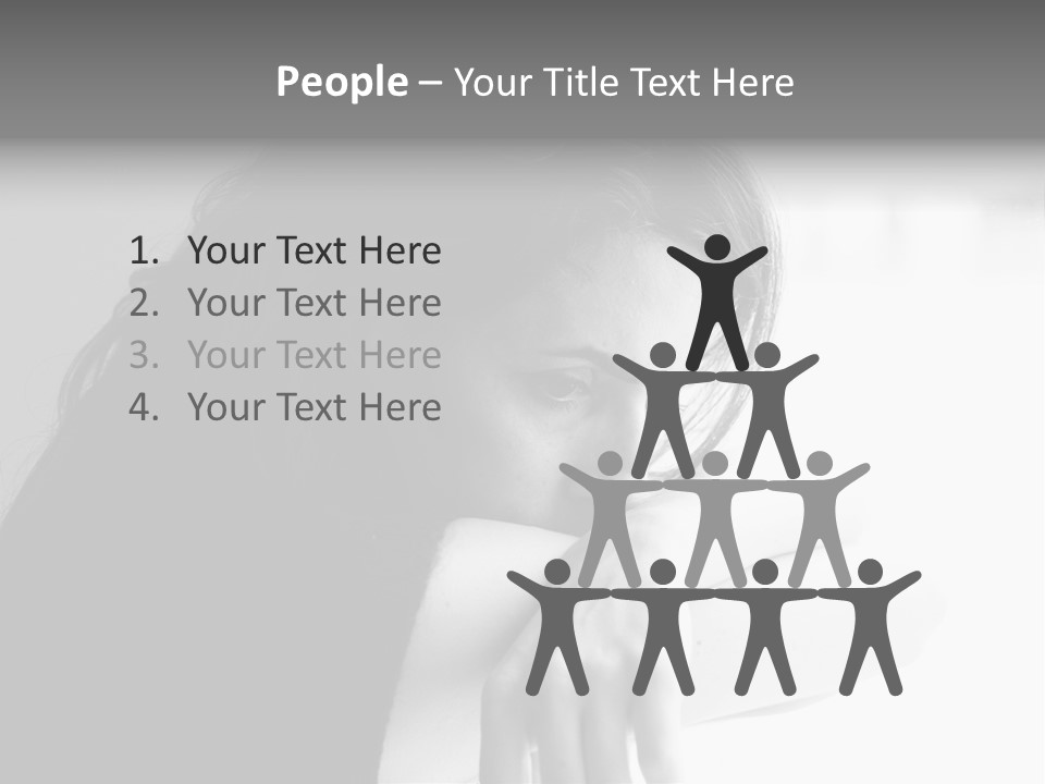 Hands Thinking Concentration PowerPoint Template