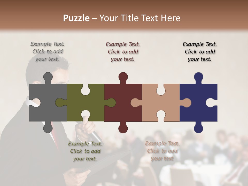 Group Equipment Education PowerPoint Template