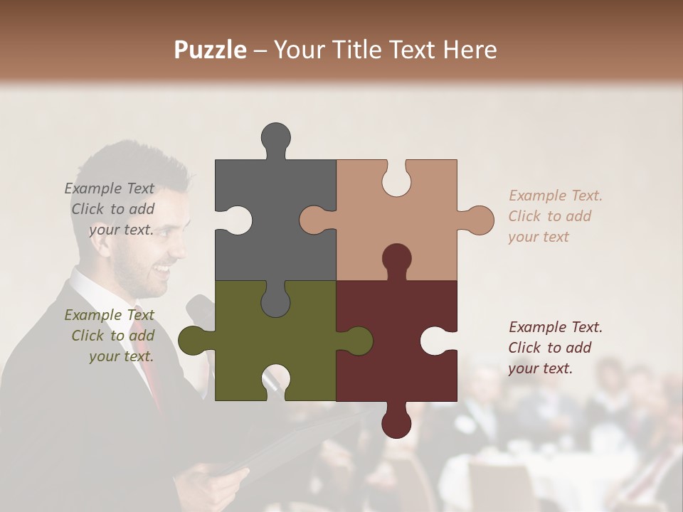 Group Equipment Education PowerPoint Template