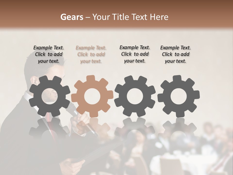 Group Equipment Education PowerPoint Template