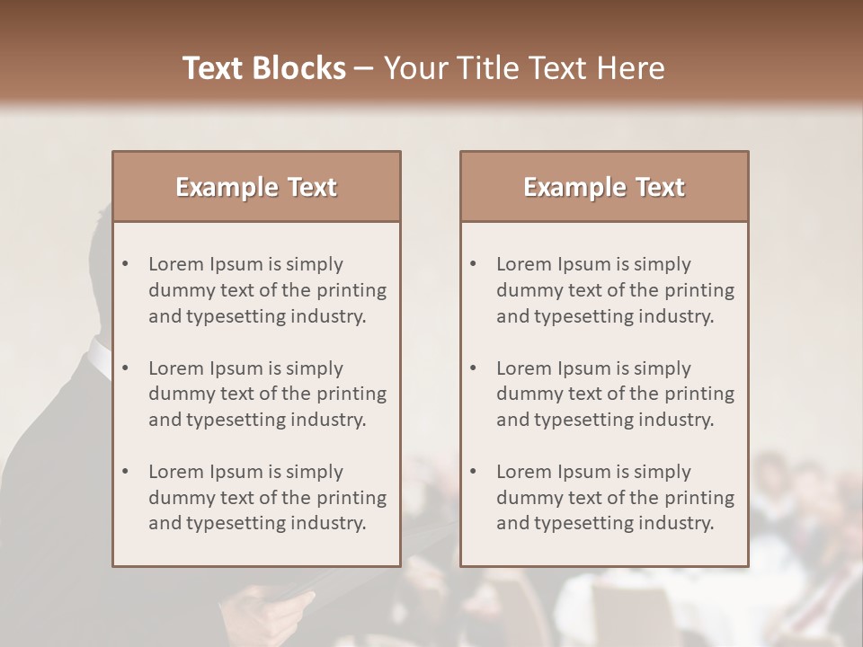 Group Equipment Education PowerPoint Template