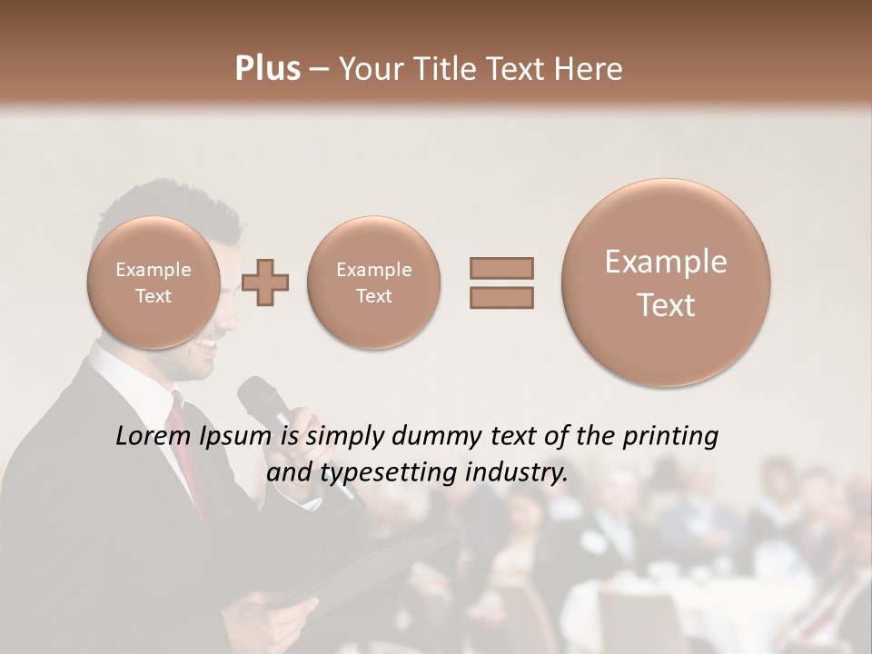Group Equipment Education PowerPoint Template