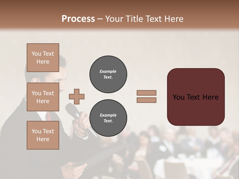 Group Equipment Education PowerPoint Template