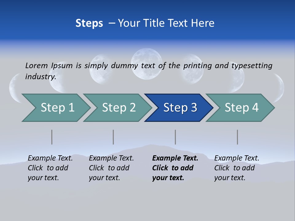 Space Change Science PowerPoint Template