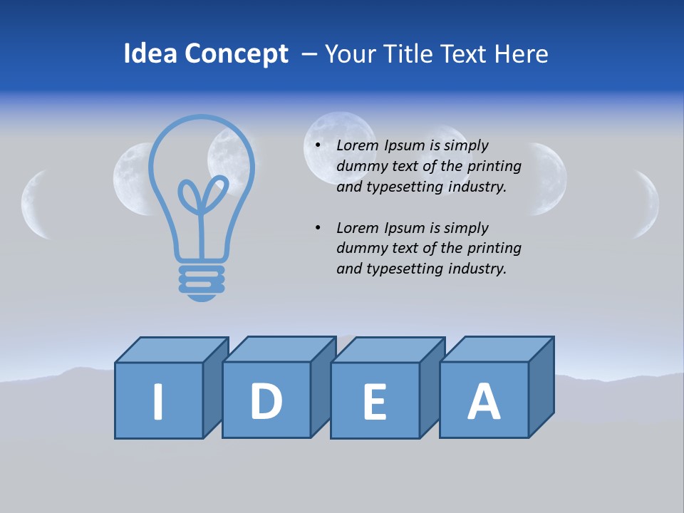 Space Change Science PowerPoint Template