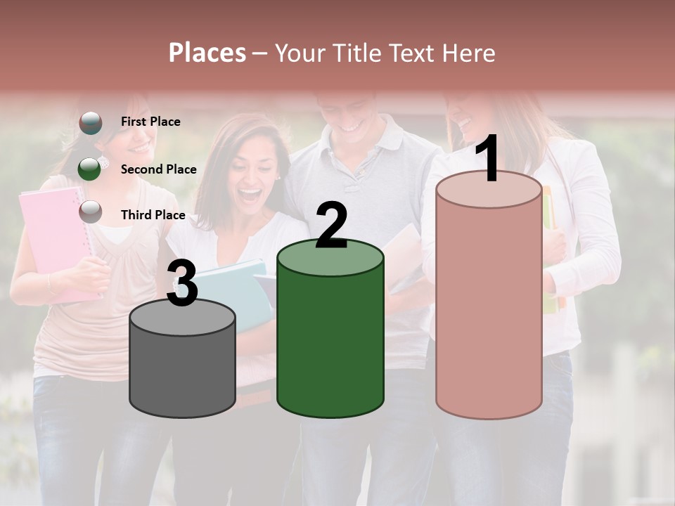 Men Education Happy PowerPoint Template